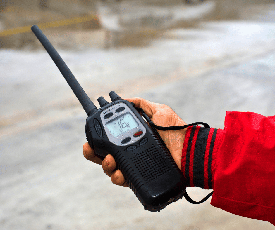 marine vhf radio, handheld
